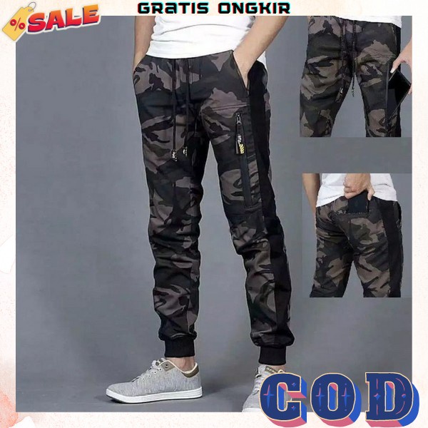 Celana Olahraga Kekinian Clana Training Cowo Celna Joger Pants Pria Dewasa Clana Lari Laki2 Clana Jo