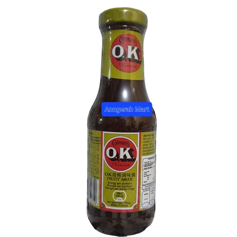 

OK Sauce / Colman's OK Sauce / Saus Buah 335gr