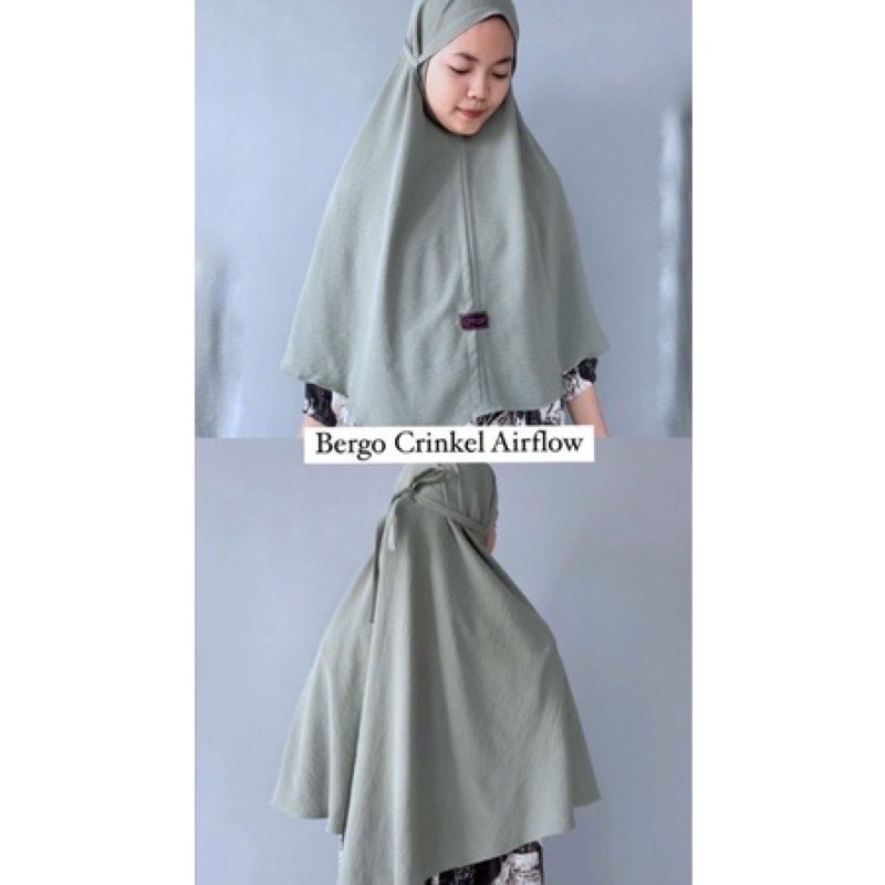 XL - Bergo Maryam crinkle airflow