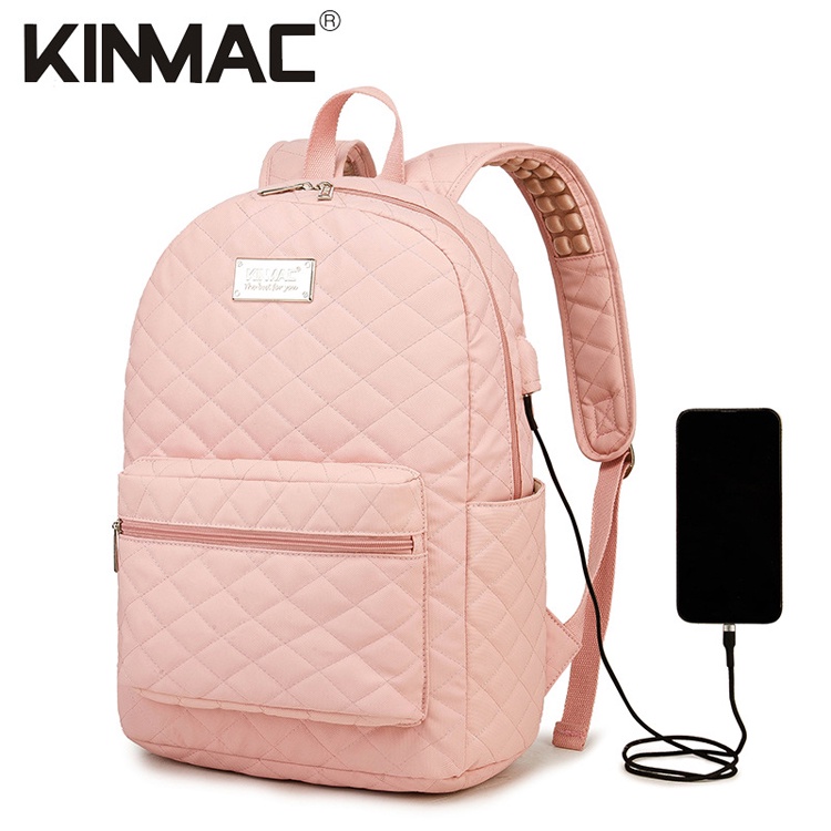 KINMAC ARGYLE Diamond BACKPACK Ransel Tas Laptop Kerja Tas Sekolah Waterproof