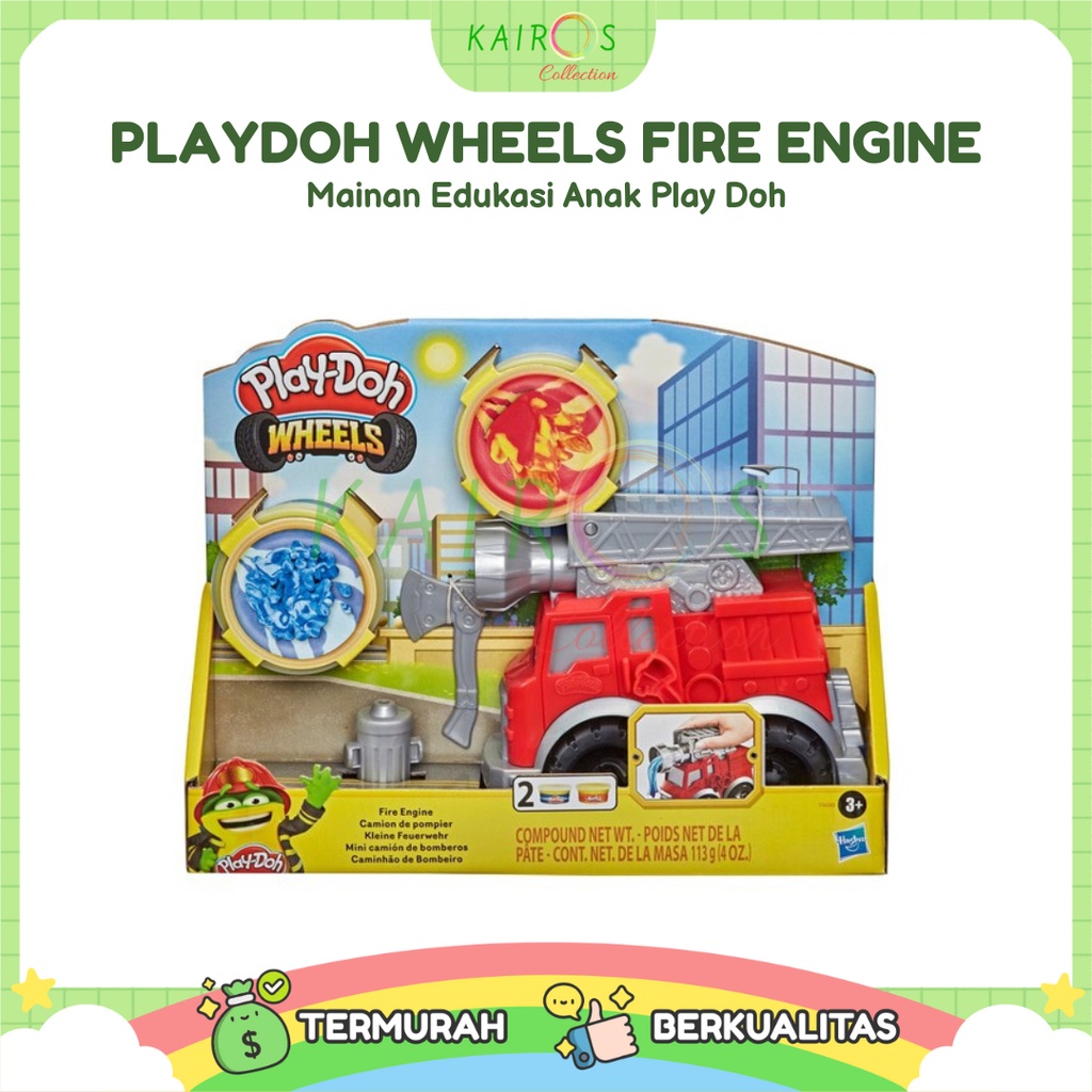 Playdoh Wheels Fire Engine - Mainan Edukasi Anak Play Doh
