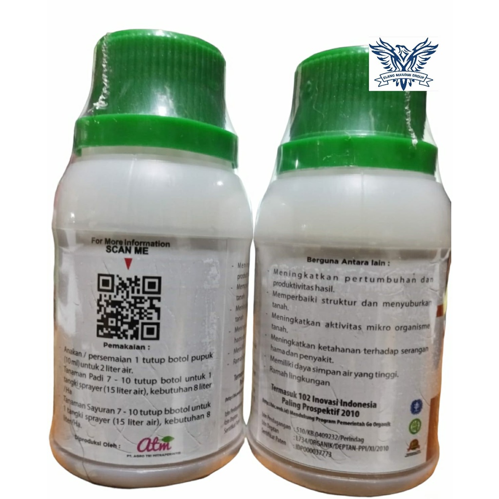 Pupuk Organik Cair BioHara Plus isi 100ml Untuk Pertumbuhan Tanaman