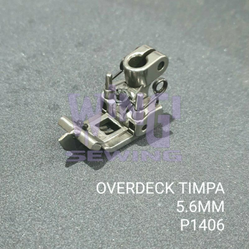 P1406 Sepatu Kam Timpa 5.6MM 3 Jarum Mesin Jahit Overdeck