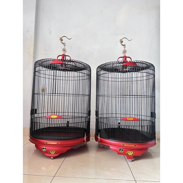 Sangkar Murai SNI Premium Merah No 2/Kandang Murai SNI No 2 Kayu