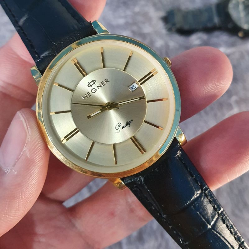 jam tangan pria original tahan air super tipis slim simple elegan strap leather kulit