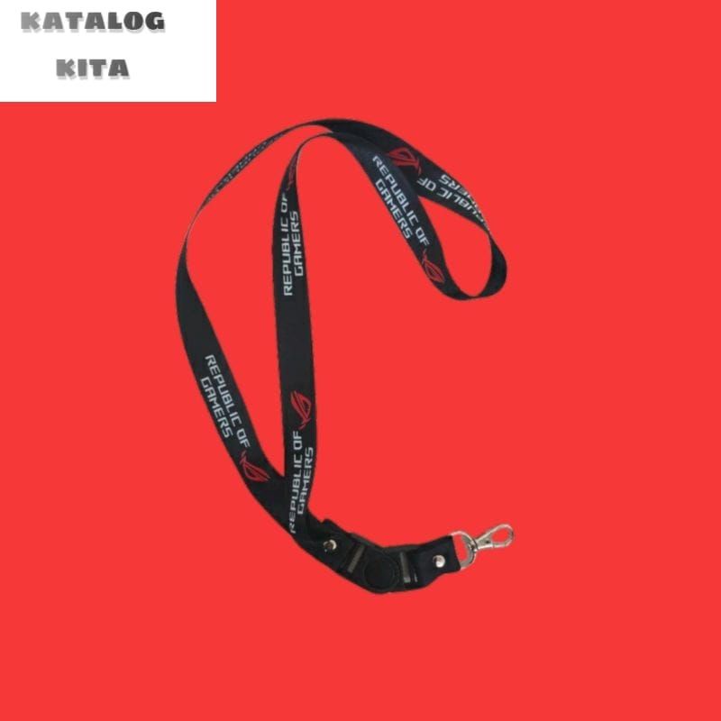 KATALOG KITA LANYARD ROG REPUBLIC OF GAMERS | MOBILE LEGEND | GAMES PREMIUM DISTRO GANTUNGAN KUNCI I