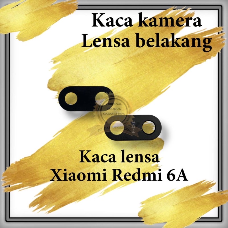 Kaca Lensa Kamera Belakang Xiaomi Redmi 6A Sudah Sama lem