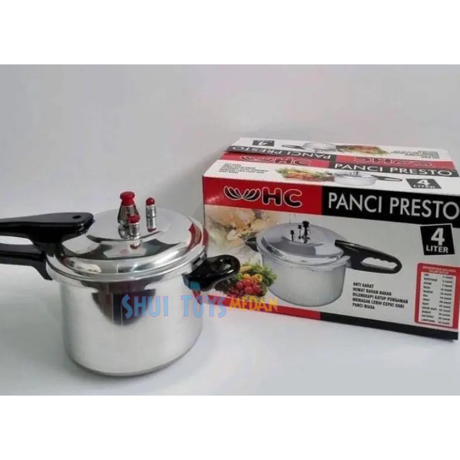 Panci Presto 4 Liter HC / Panci Presto HC 4Liter Stanles