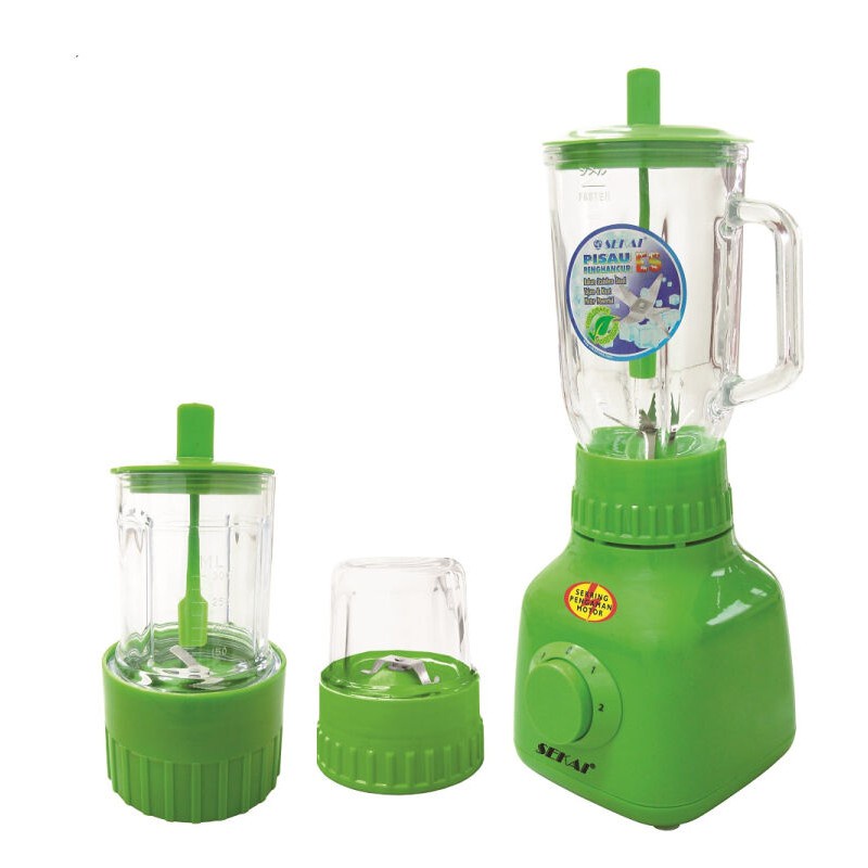 SEKAI BL-752GL Blender Glass / Pelumat 1 Liter 3in1