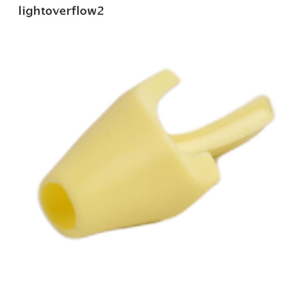 (lightoverflow2) 2pcs / Set Mainan Pelindung Jari Bahan Silikon Untuk Anak Belajar Menulis / Menggambar