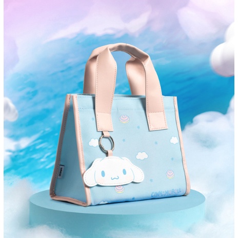 MINISO x SANRIO ( TOTEBAG ) Cinamoroll My Melody tas makan -  (Kode 10425))