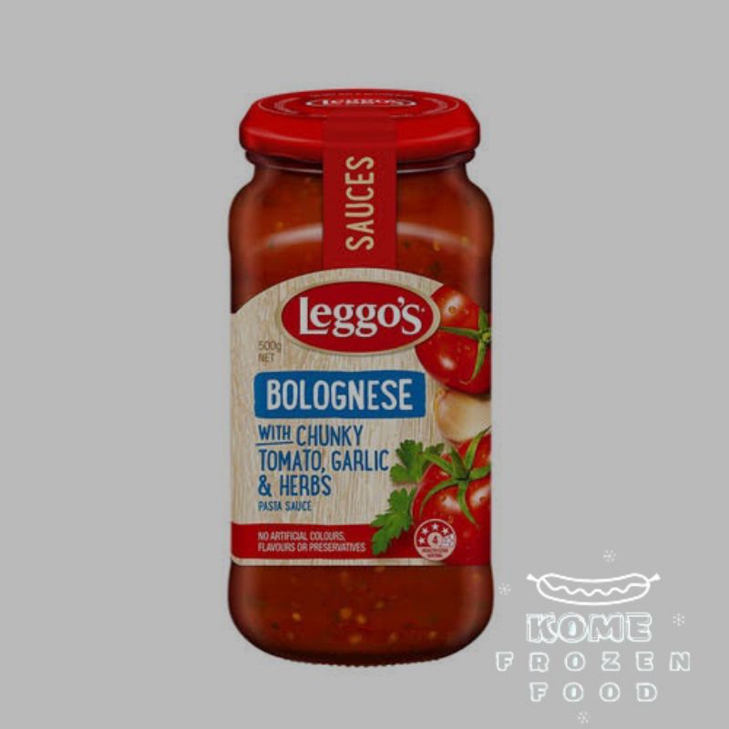 

Leggos Bolognese With Chunky Tomato 500grm