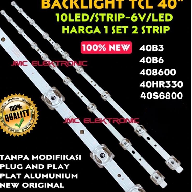 PROMO HARI INI BACKLIGHT TV LED TCL 40 INC L-40D3000A L40D3000A L 40D3000 L-40S6800 L40S6800 40A3 40