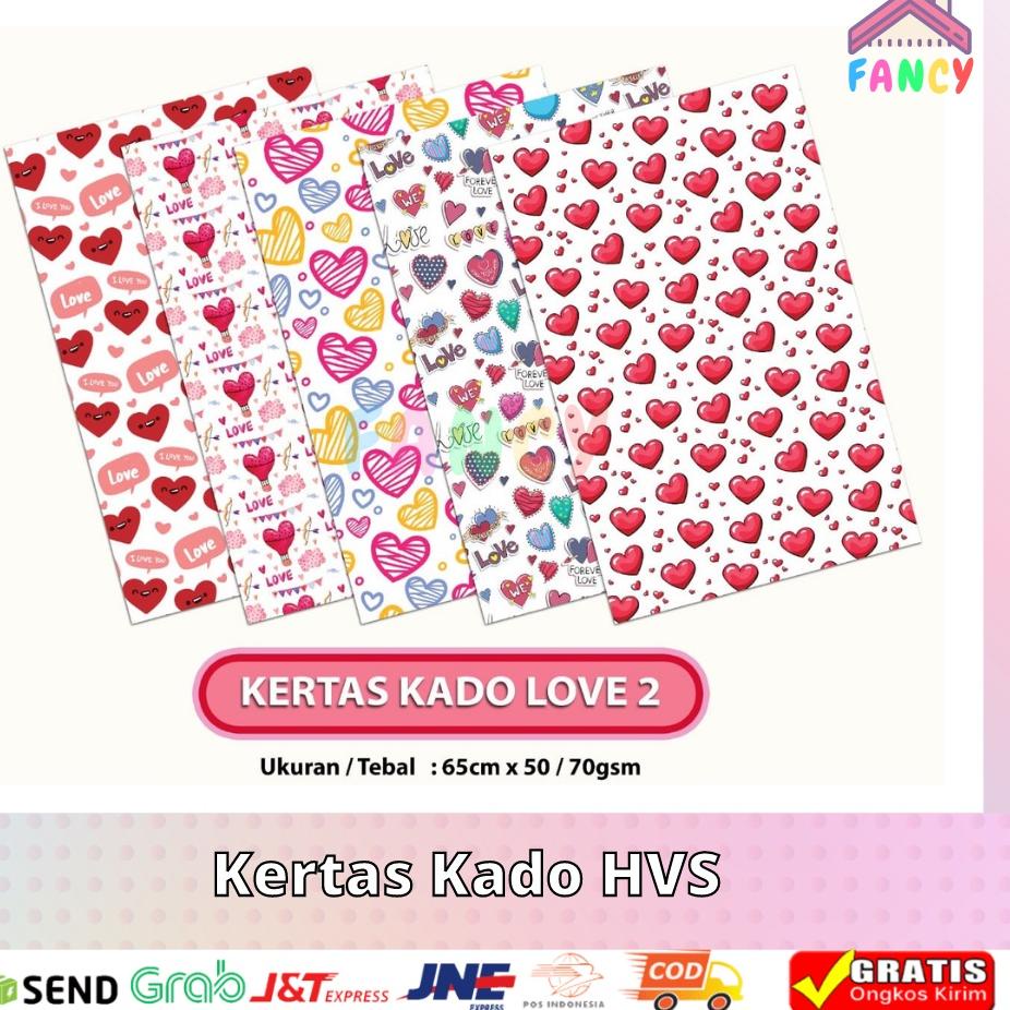 

Best Limited 50 Lembar Kertas Kado Aneka Motif Karakter (65x50/70 gsm)