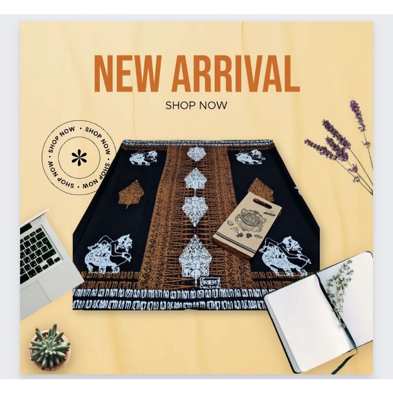 New Sarung Batik Wayang REE Semar