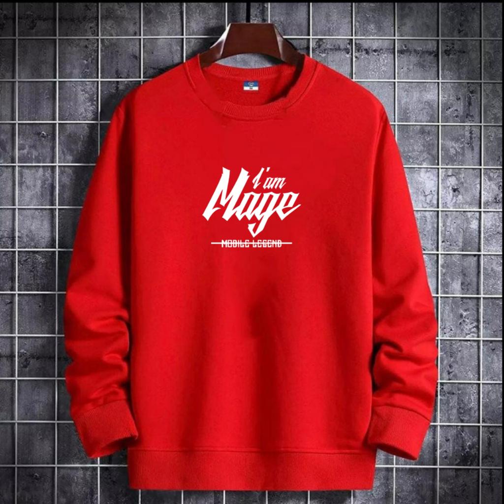 PAKAIAN PRIA/ BAJU UNISEX LENGAN PANJANG I AM MAGE MOBILE LEGEND/FASHION PRIA/KUALITAS BAJU BAGUS/BAJU MURAH