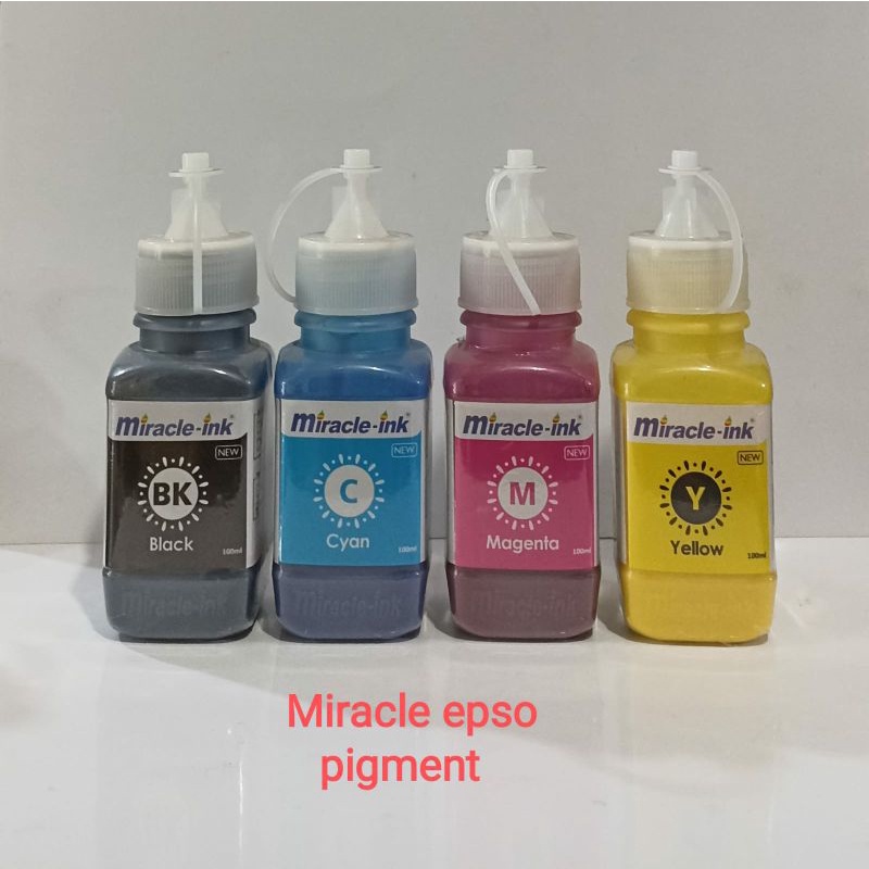 tinta printer miracle epson pigment 100 ml #