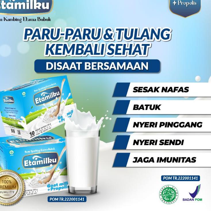 

TrcL1x1W--Susu Kambing Etawa Plus Propolis Propolis Asli Original POM / BPOM