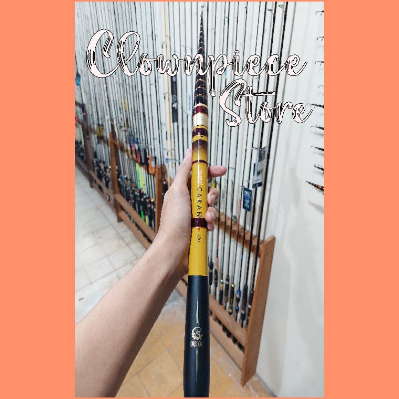 Joran Tegek Pancing Oregon Carang 450 (4.5m) Custom Set Kolong / Joran Tegek Oregon Carang 450 (4.5m
