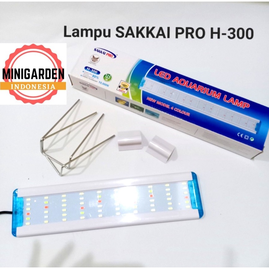 SAKKAI PRO H-300 12.5W 30CM LAMPU LED AQUARIUM TOP AQUASCAPE GANTUNG