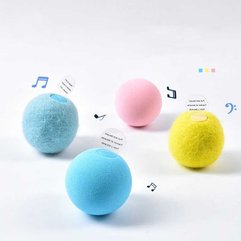 Mainan Kucing Bola Aroma Catnip Ball Frog Sound - SOUND BIRU