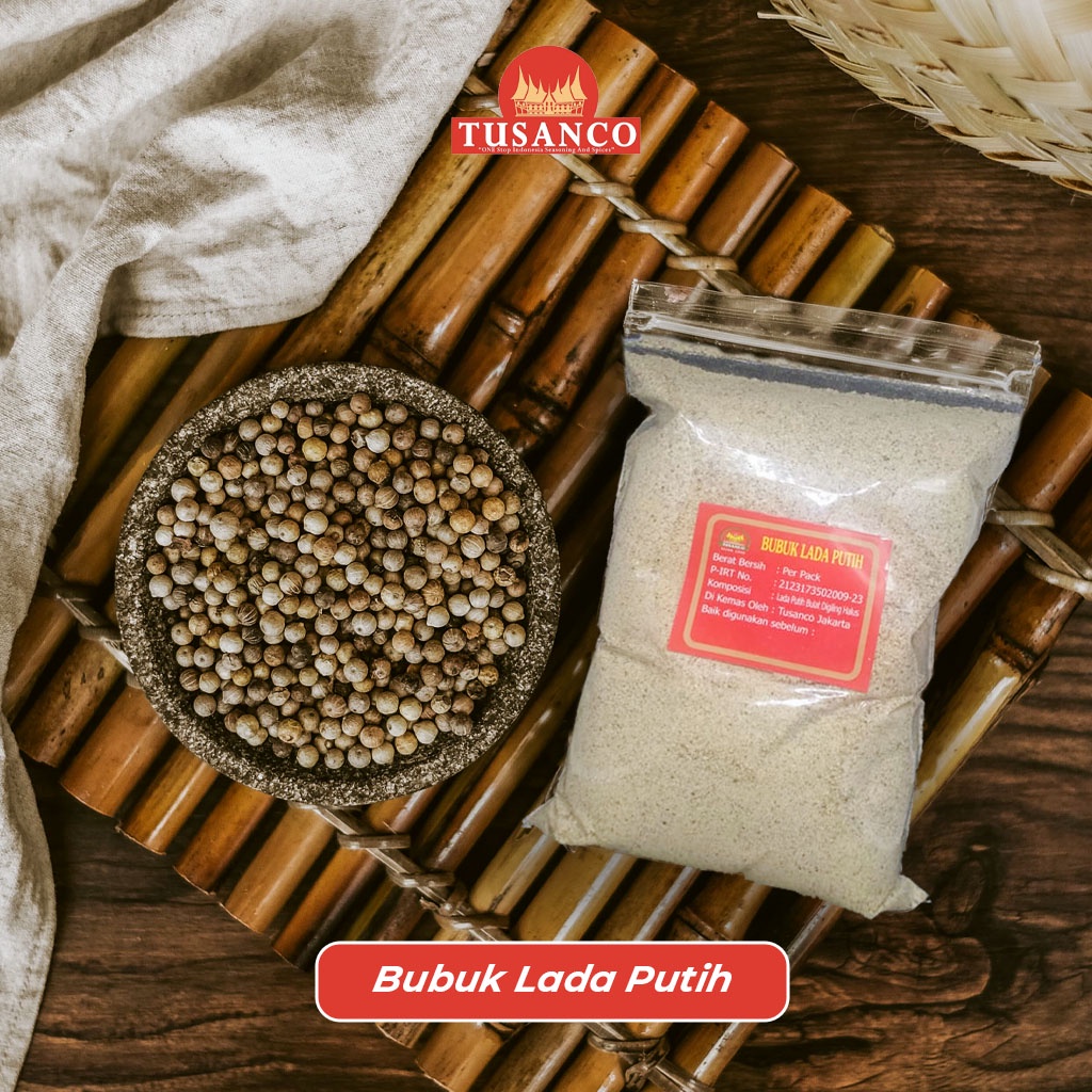 

Bubuk Lada Putih 1 KG Tusanco