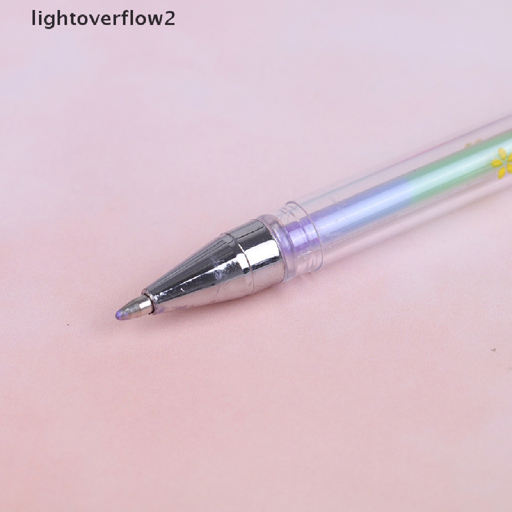(lightoverflow2) 210p Refill / Isi Ulang Pulpen Tinta Gel Multi Warna Untuk Sekolah