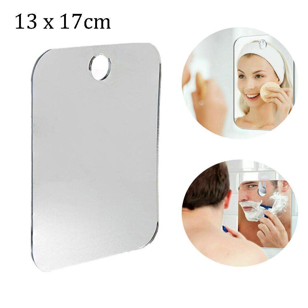 Solighter 2PCS Cermin Anti Kabut Make Up Kamar Mandi Hiasan Dinding Bathroom Mirror