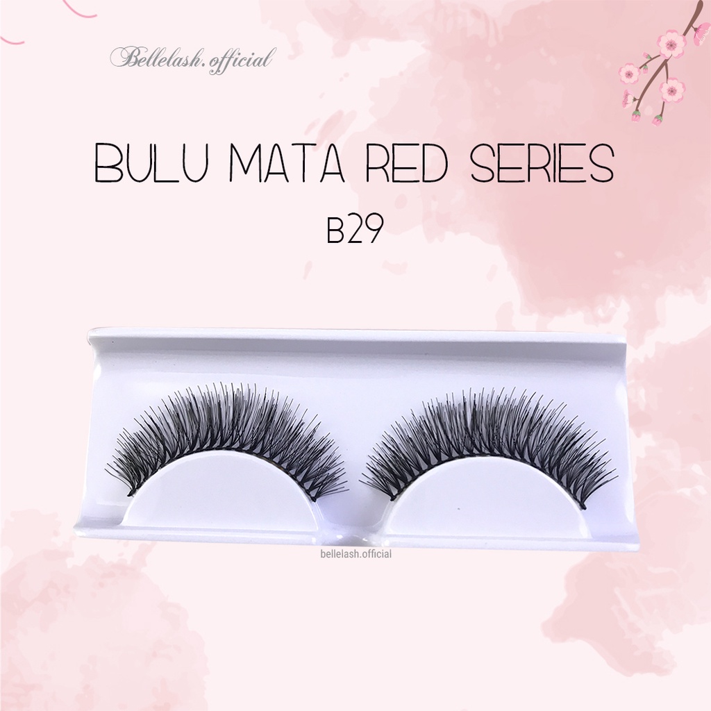 B29 Bulu Mata Palsu Handmade Natural False Eyelash Eye Lashes