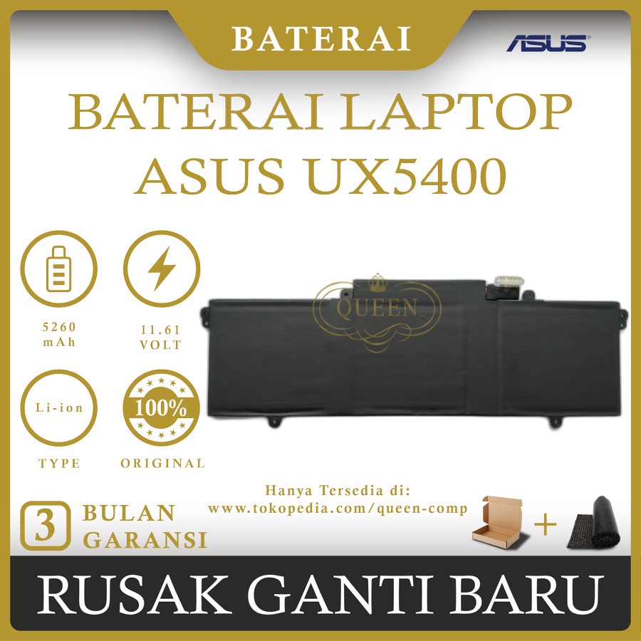 BATERAI LAPTOP ASUS ZenBook 14 UX5400 UX5400E UX540 (C31N2021)ORIGINAL