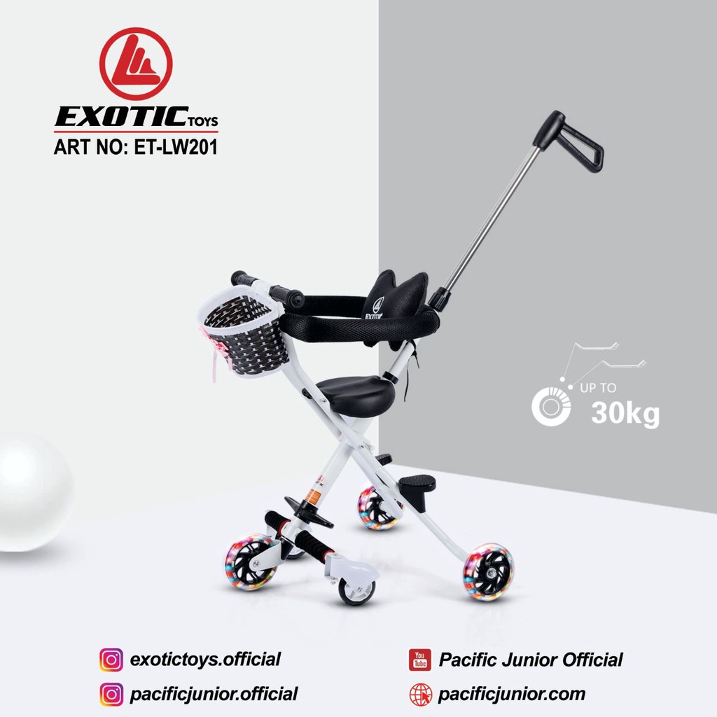 STROLLER / KERETA DORONG ANAK EXOTIC LW-201