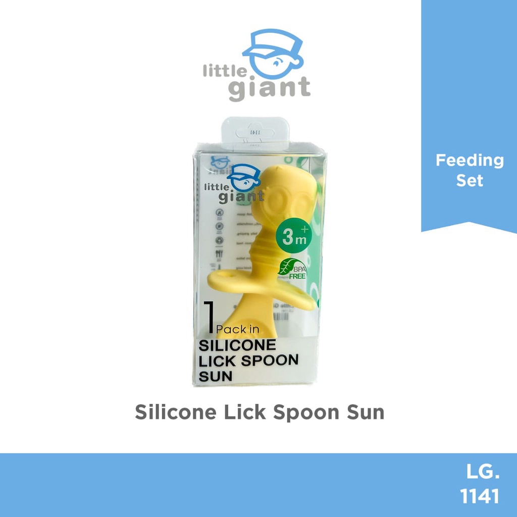 Little Giant Silicone Lick Spoon Sun Sendok Makan Bayi LG.1141