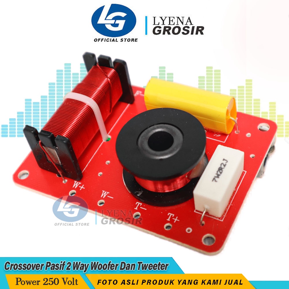 CROSSOVER PASIF 2 WAY F-500 / Krossover Profesional pasif 2Way