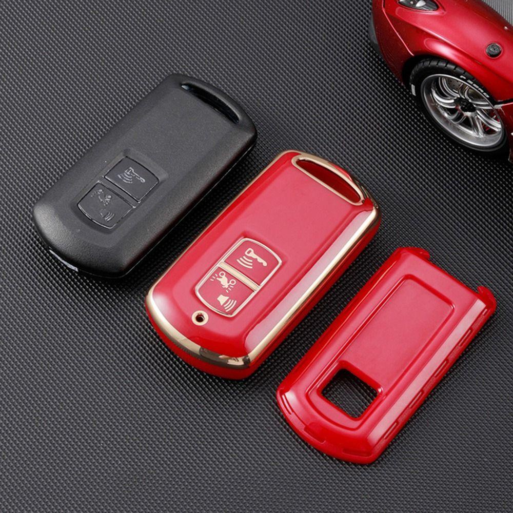 Preva Remote Key Case Soft TPU Pelindung Kulit Key Fob Cover