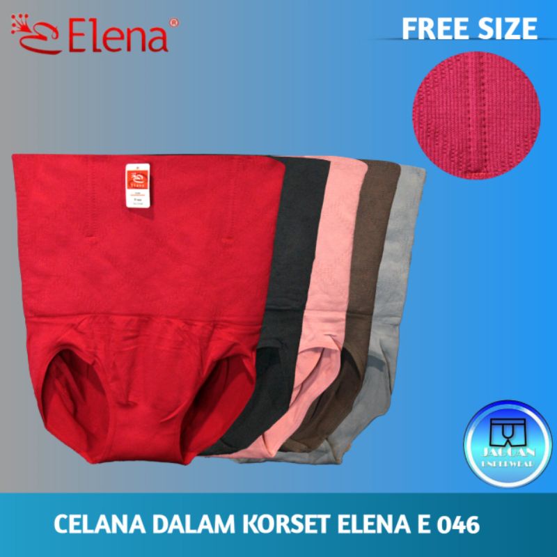 Celana Wanita Semi Korset Pelangsing Perut Elena E 046 Free Size