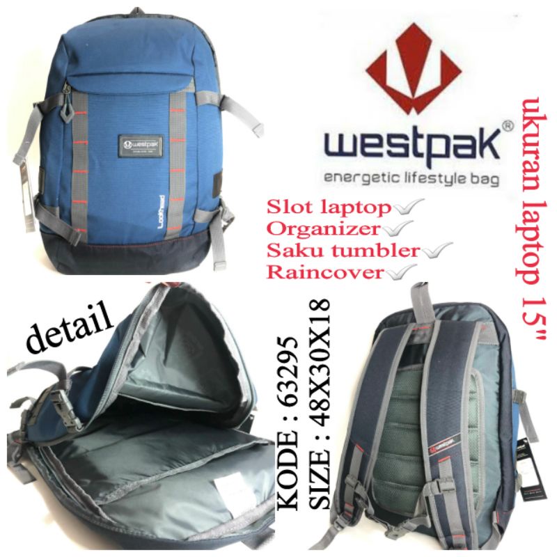 TAS RANSEL BACKPACK SEKOLAH BY WESTPACK 63295