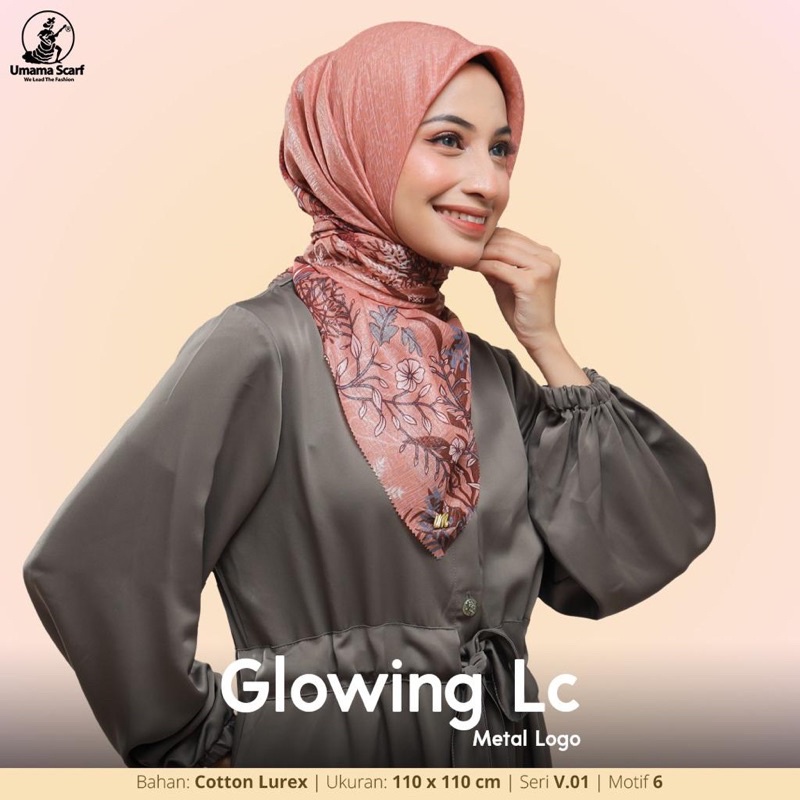 Jilbab Glowing Motif