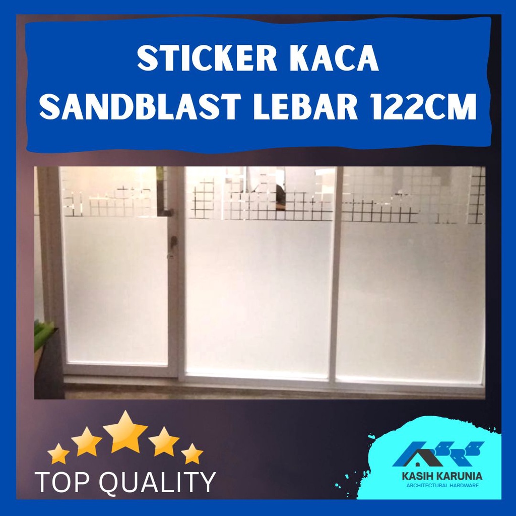 STIKER KACA STICKER KACA BURAM SANDBLAST PASIR 9022 A