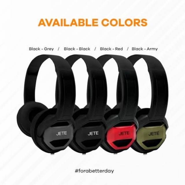 JETE HB2 Headset, Headphone with Deep Bass