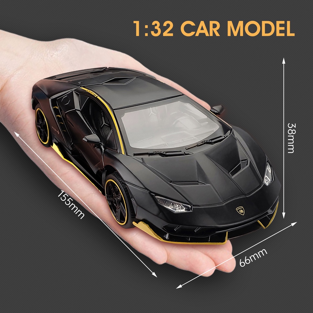 BLINGO 1:32 Lamborghini Mobil Mobilan Diecast Mobil Miniatur Mobil