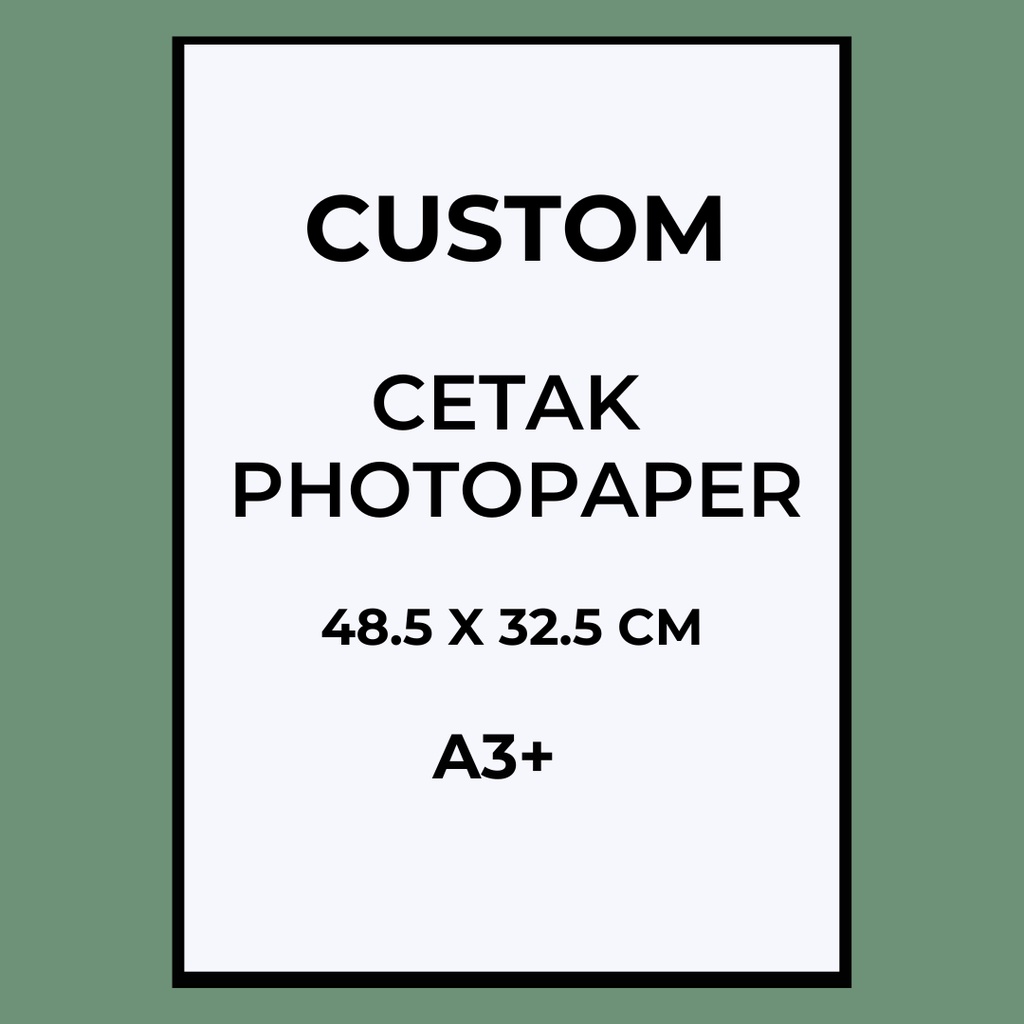 

Cetak Photopaper Krungkut A3+ Murah Desain Custom