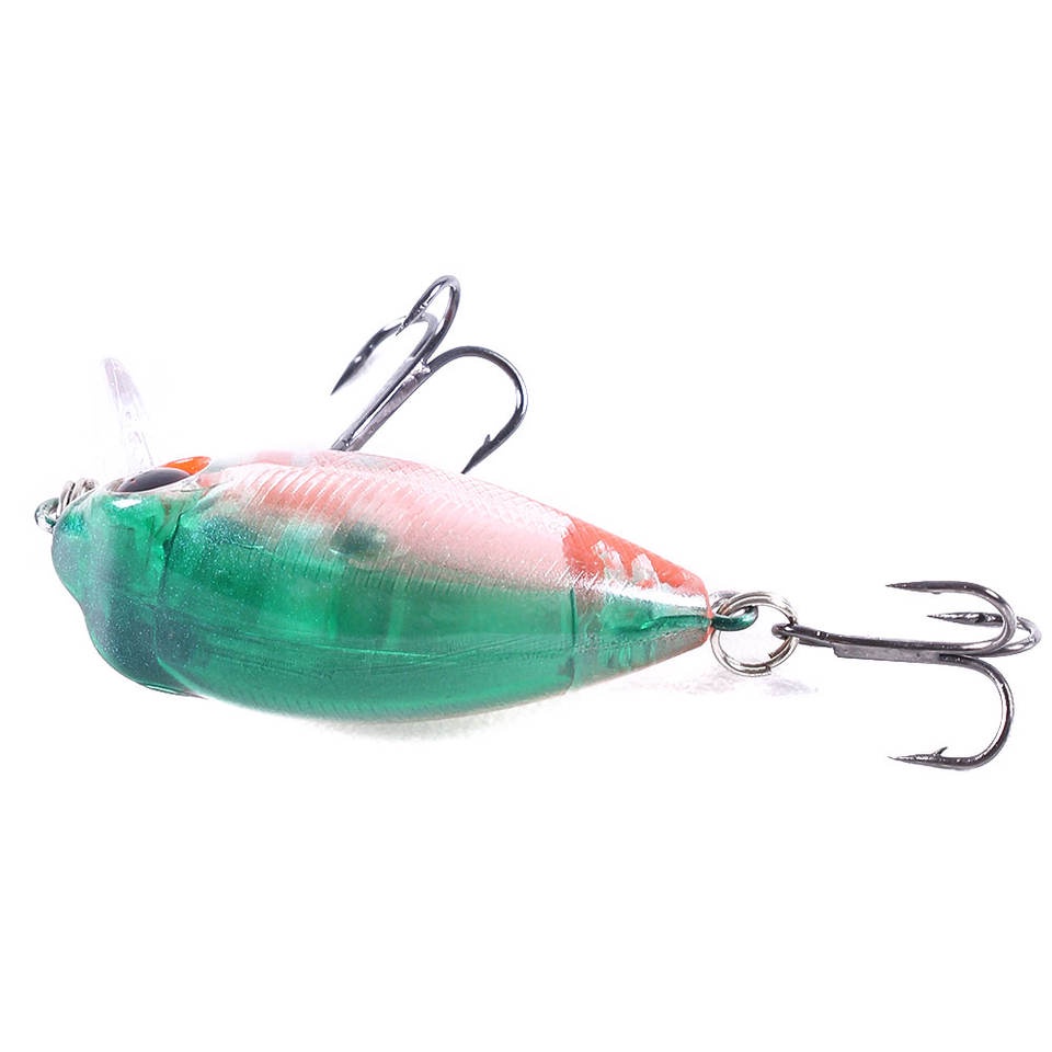 UMPAN PANCING MINNOW MINI CRANK BAIT 4CM 3.5G MODEL (CB054) TERSEDIA 6 WARNA