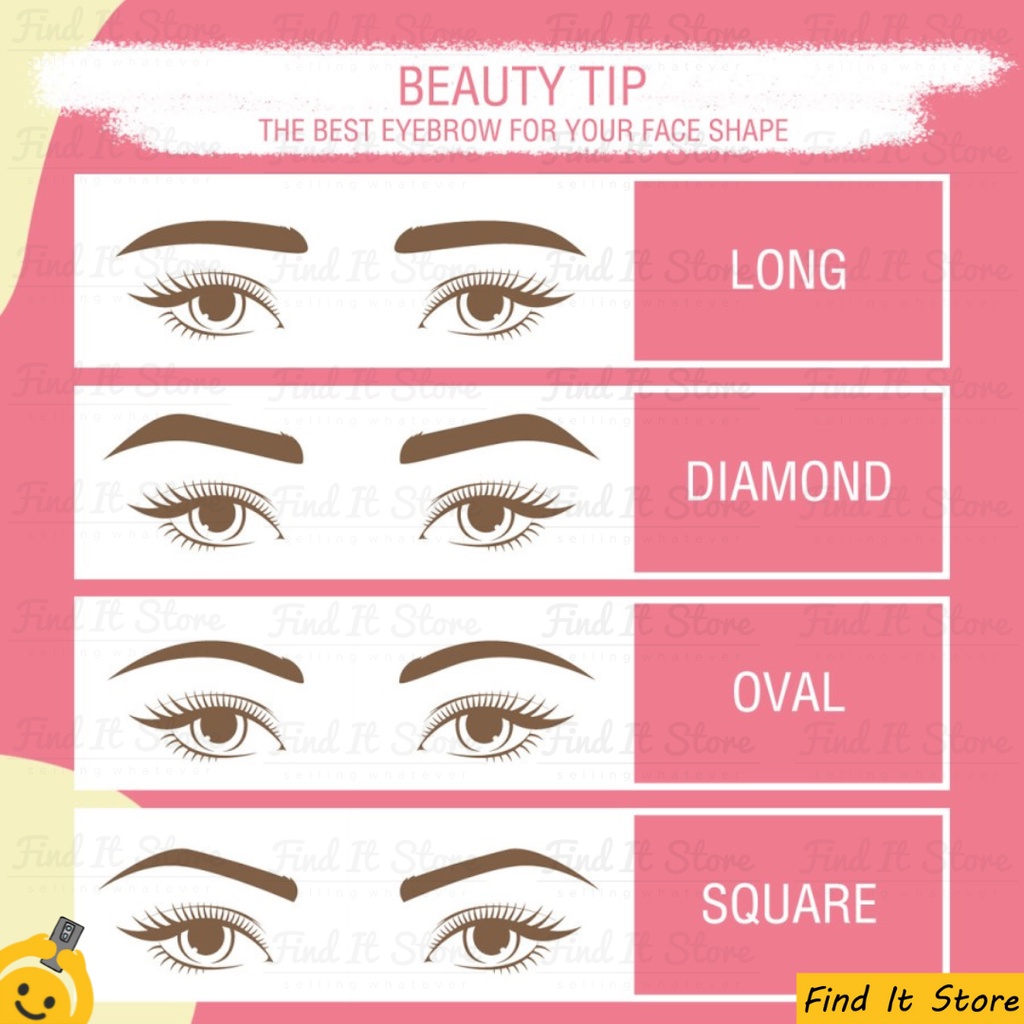 PINKFLASH Easy Eyebrow Pencil Waterproof | Pensil Alis BPOM