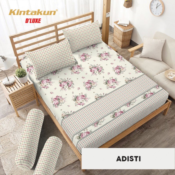 SEPREI Kintakun Sprei D'Luxe Queen Size Nirmana Edition Uk 160x200 cm - Adisti premium kasur katun s