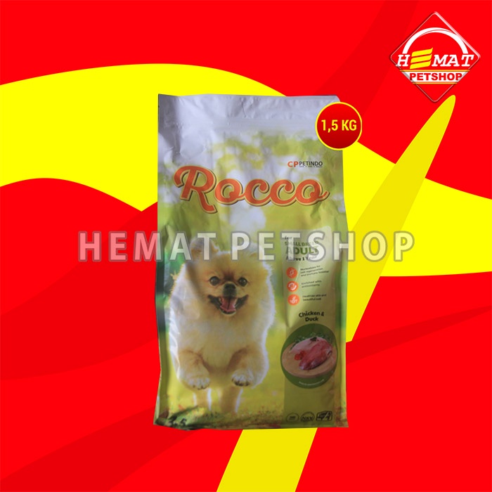 Makanan Kering Anjing Rocco Dry Dog food 1.5 KG Non pedigree