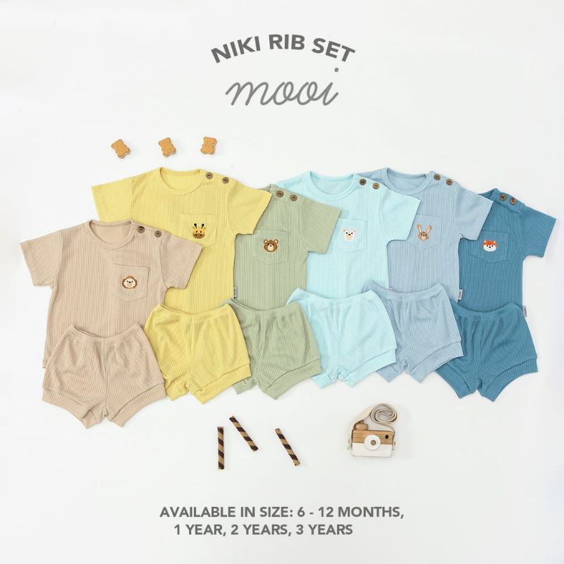 MOOI NIKI RIB SET