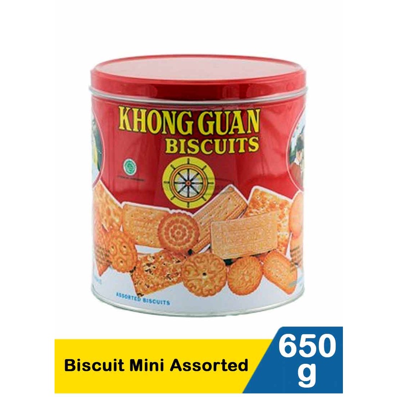 

Khong Guan Assorted Biscuits Family 650gr KALENG barcode 8888166603608 FREE BUBBLE