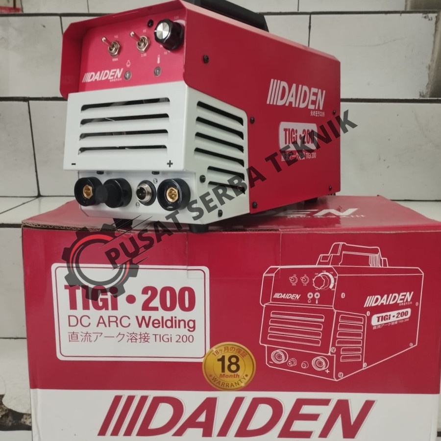 MESIN LAS ARGON TIG 200 DAIDEN ORIGINAL JAPAN TIGi 200 STAINLESS