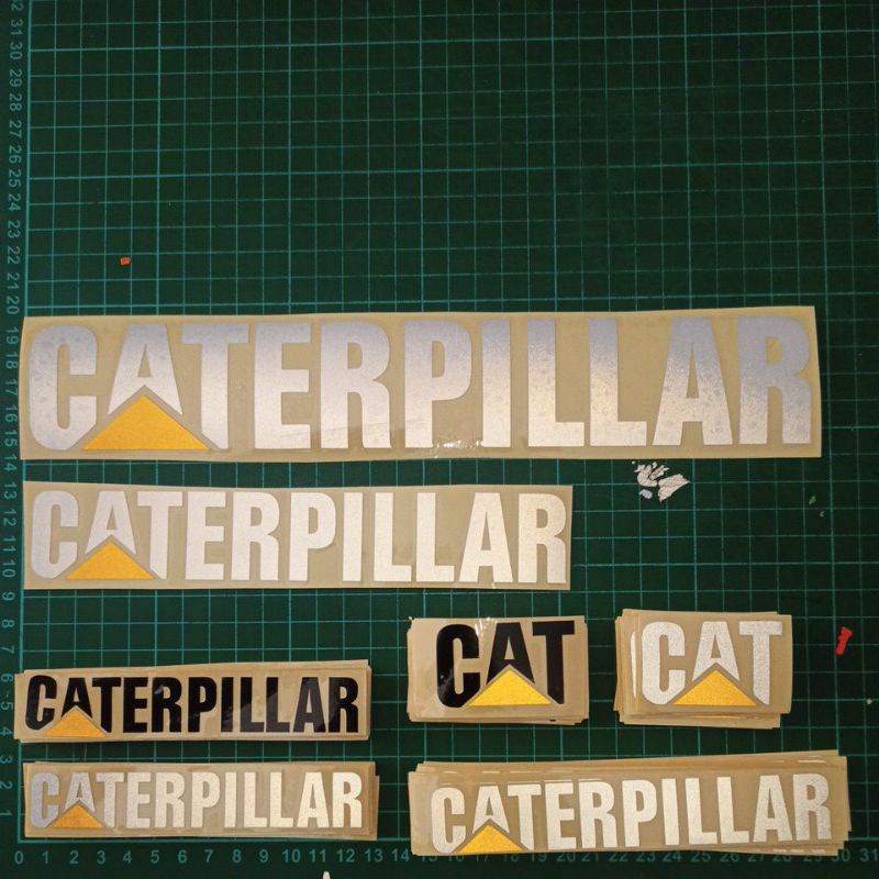 Sticker Cutting Logo CAT / CATERPILLAR
