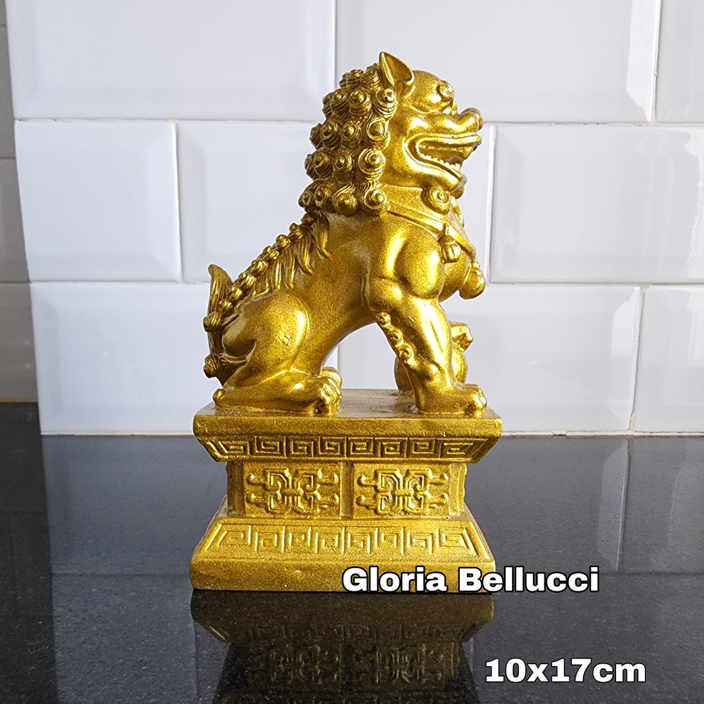 PATUNG QILIN PAJANGAN KILIN SINGA FENGSHUI QIL IN DEKORASI HOME DECOR